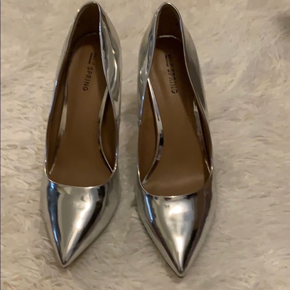 Call It Spring metallic silver size 9